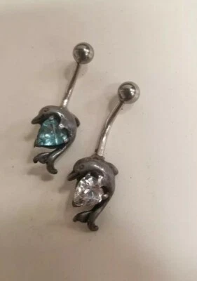 2 piezas de bisutería corporal para ombligo  Foto 1 de 3