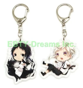 Set of 2 Bungou Stray Dogs Anime Acrylic Keychain Akutagawa, Atsushi Nakajima v1 - Picture 1 of 2