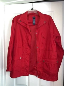 Womans Basic Editions Small Red Jacket  - Picture 1 of 7