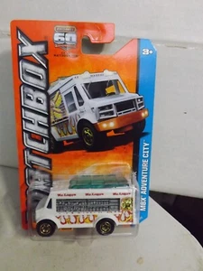2012 Matchbox 60th Anniversary Food Truck MBX Adventure City 4 of 120 - Picture 1 of 3