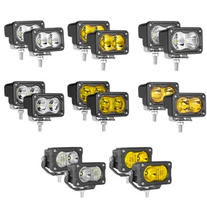 3inch LED Work Light Flood/Spot/Combo Cube Pod Bar Driving Fog Offroad Truck 12V - Imagen 1 de 76