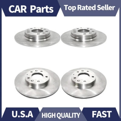 Rotor de freno de disco delantero trasero DuraGo 4 piezas para MX-5 Miata Mazda 2006-2015 Foto 1 de 4