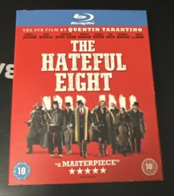 The Hateful Eight (Blu-ray, 2016) with Slipcover Quentin Tarantino Kurt Russell - Image 1 of 3
