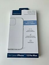Insignia Fitted Hard Shell Case for iPhone 12 Pro Max - Clear