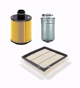 FOR VAUXHALL CORSA 1.3CDTi 75 94BHP SERVICE KIT OIL/AIR/DIESEL FILTER 11> ON - Picture 1 of 1