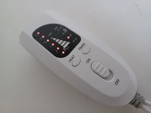 Mando a distancia para calentador eléctrico almohadilla suave 6 ajustes manta térmica eléctrica automática 75W - Imagen 1 de 9