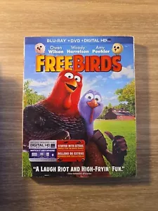 Free Birds (Blu-ray + DVD + Slipcover, Owen Wilson) Combined Shipping Available! - Picture 1 of 4