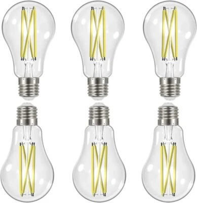 Satco S12431 - 12.5 Watt LED A19 Dimmable Light Bulbs - 4000K - 120 V (6 pack) - Image 1 of 4