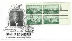 JANUARY 20, 1953 DWIGHT D. EISENHOWER, 1st TERM INAUGURATION - Picture 1 of 1