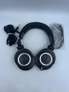 Audio-Technica ATH-M50x Professional Studio Monitor Headphones + Cables See Pics - Bild 1 von 6