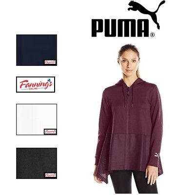 PUMA Women's Evo Drapy Full Zip Hoodie Hoody Jacket F31 • 17.05€
