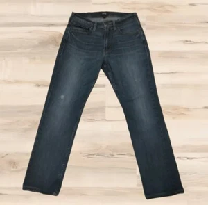 Revolve Paige 27" Chónaidhme Roarke Gorm Cosa Dhíreach Jeans Fir Méid 30 - Picture 1 of 16