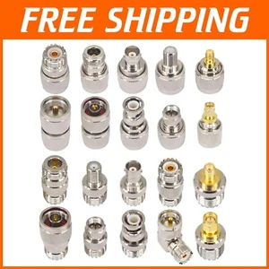 20PCS UHF Connector Kit - SMA, BNC, F, N Types for Versatile Coaxial Connections - Zdjęcie 1 z 9