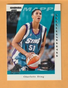 Rhonda Mapp Charlotte Sting 1997 Pinnacle Inside WNBA #11 RC NC State Wolfpack - Imagen 1 de 2