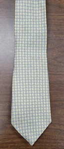 Dockers Silk Mens Neck Tie Geometric Mini Square Silver Gold Blue - NEW - Picture 1 of 6