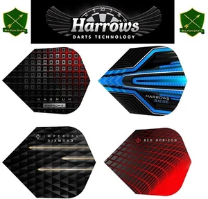 9 Harrows Dart Flights Magnum / Siege / Imperial / Red Horizon 3 Sets - Bild 1 von 8