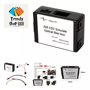 E65 E66 CDC Simulate Optical Fiber Box for BMW E65 aux Adapter - Picture 1 of 5