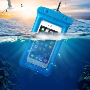 Touchscreen Floating Airbag Phone Bags Swimming Waterproof Phone Cover - Picture 1 of 17