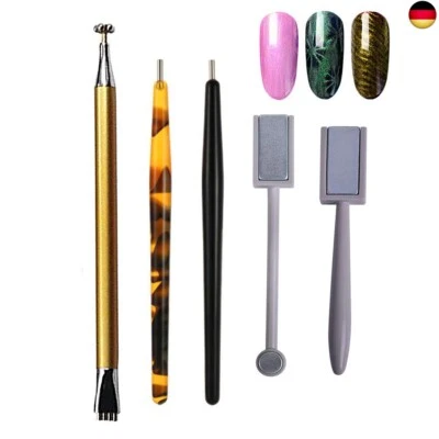 BESUCHE DEN MWOOT- 5 Stück Nagel Magnet Stick Set, Mwoot Nagel-Magnet-Stift und starker