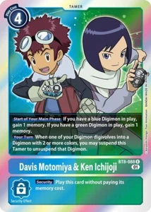 Davis Motomiya & Ken Ichijoji - BT8-088 NM - Digimon TCG - Picture 1 of 1