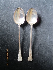 China, Qing Dynasty Fang Jiuxia 方九霞銀号 pair of silver spoon - Bild 1 von 10