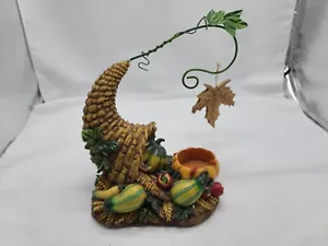 Yankee Candle Cornucopia Wax Warmer Hanging Leaf Burner Fall Cornucopia Decor - Picture 1 of 5