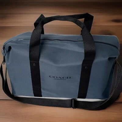 Bolso de lona Coach Fragrance azul Foto 1 de 3