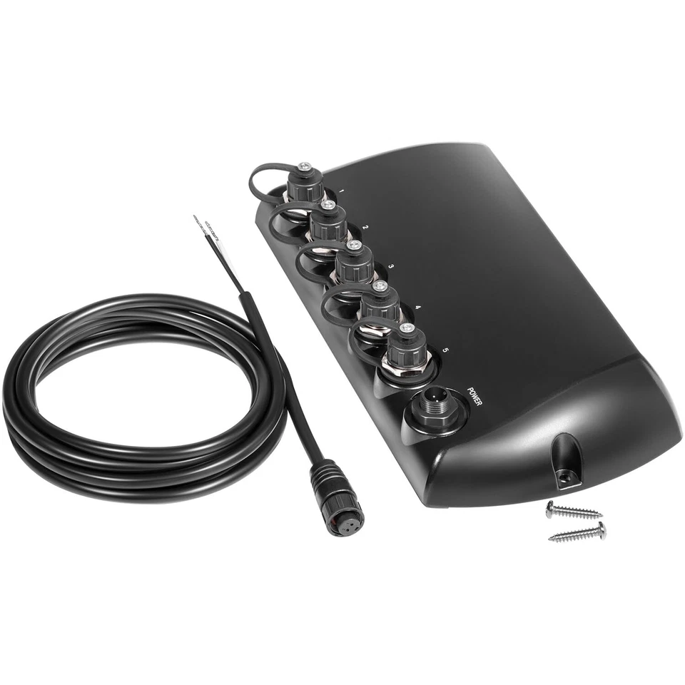 for Humminbird AS ETH 5PXG 5Port Ethernet Switch 408450-1 Marine Boat Waterproof - Image 1 of 4