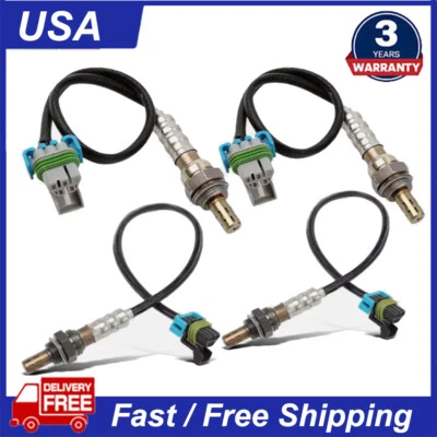 Sensor de oxígeno O2 4 piezas para Chevrolet Express y GMC Savana 1500 2500 3500 2008-2016 Foto 1 de 4