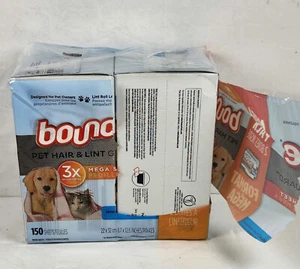 2er Pack Bounce Tierhaar und Fusseltrockner Blätter 150ct - Bild 1 von 2
