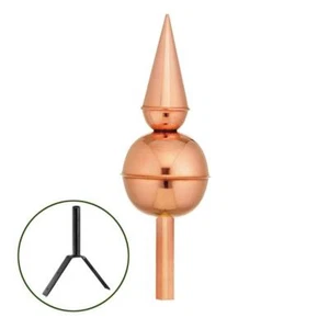 Good Directions 18" Weathervane Copper Roof Mount Avalon Pure Copper Heavy-Duty - Picture 1 of 3