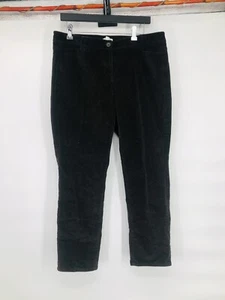 J Jill marineblau schwarz Cordhose gerades Bein Größe 14 EUC 36 Wx27 L Leibhöhe Damen - Bild 1 von 6