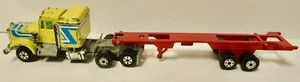 Yat Ming Heavy Iron Kenworth Semi  & Trailer   7 1/4" L x 1  1/16"W x 1 3/16" H - Picture 1 of 12