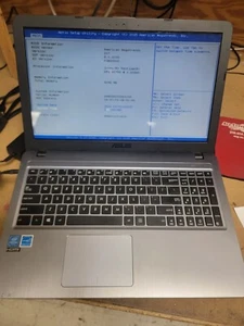 Portátil Asus X540S 15,6" Intel Pentium N3700 1,6 GHz 4 GB RAM - SIN DISCO DURO - Imagen 1 de 6
