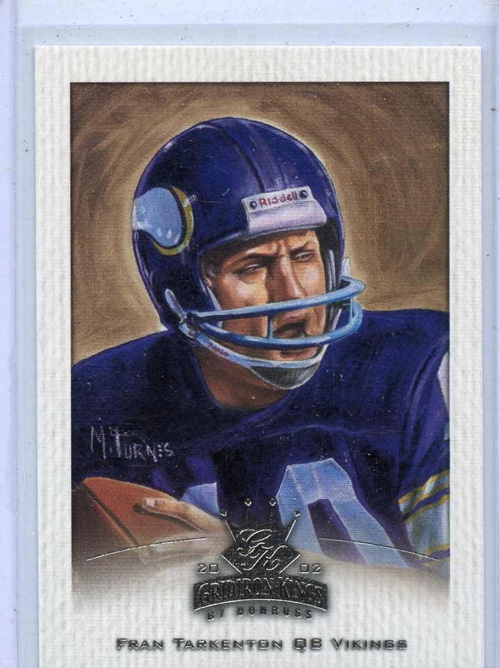 2002 DONRUSS GRIDIRON KINGS CROWNING MOMENT FRAN TARKENTON - Image 1 of 1