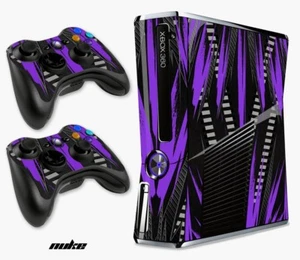 Skin Decal Wrap for Xbox 360 Slim Gaming Console & Controller Xbox 360 S NUKE PU - Picture 1 of 1