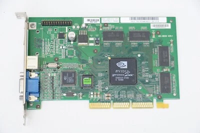 nVidia gForce2 MX 32MB VRAM AGP Video Card VGA Model P55 N11071 - Working - Image 1 of 4