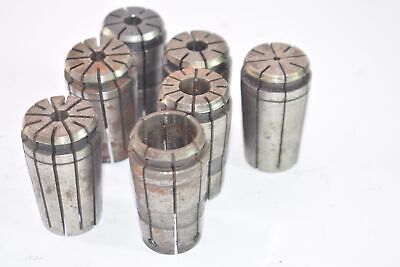 Lot Of 7 TG100 Steel Machinist Collets 3/8'' Mixed Sizes, CNC  • 46.46£