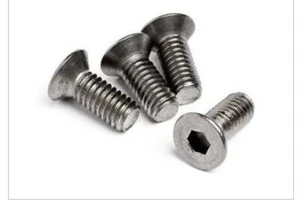 Hot Bodies 61683 Cyclone 12 FLAT HEX SCREW M4X10 THINHEAD (4pcs) - Picture 1 of 1