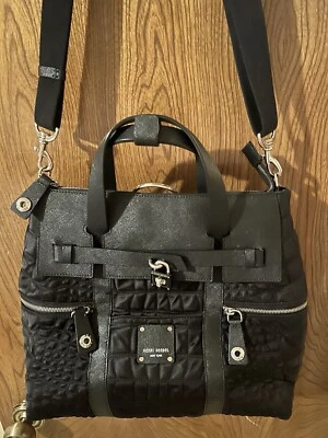 Henri Bendel  Large Convertible Bag  Black Saffiano Leather:quilted - Image 1 of 4