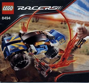 Lego Racers # 8494 Ring of Fire - Bauanleitung (keine Steine!) - Foto 1 di 1