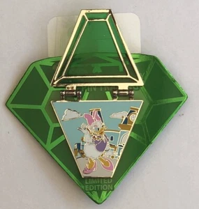 Spilla Disney Daisy Duck 20° Anniversario di Spilla Trading LE 4000 Countdown Verde - Foto 1 di 3