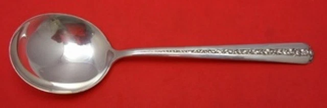 Cuchara sopa crema de plata esterlina Rambler Rose by Towle 6 3/8" cubiertos Foto 1 de 2