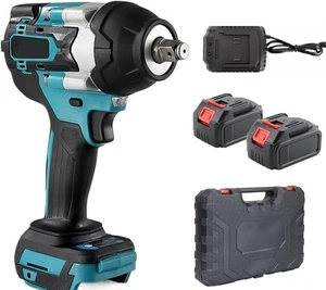 Llave de Impacto Inalámbrica sin Escobillas 21V con 2 Baterías Recargables - Imagen 1 de 5