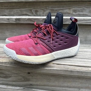 Adidas Harden Vol. 2 Ignite AH2124 Basketball Sneakers Burgundy Mens Size 13 - Picture 1 of 11