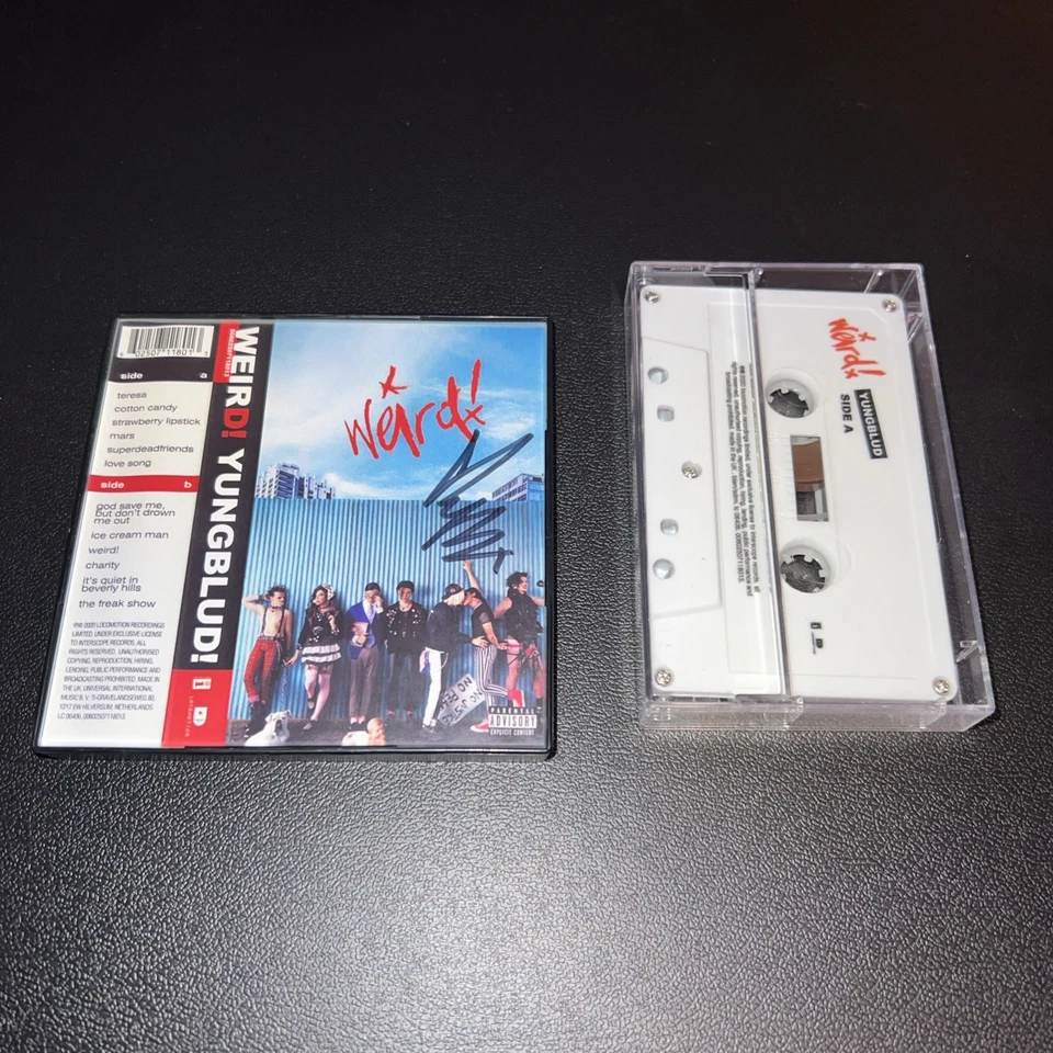 Yungblud Signed Weird! Cassette Tape Framed Art Card 4x4 Album Autographed - Image 1 of 1