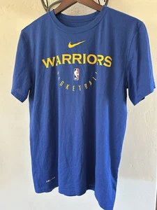 Nike Tee Golden State Warriors NBA T-Shirt Men's Short Sleeve Medium Dri Fit - Picture 1 of 4