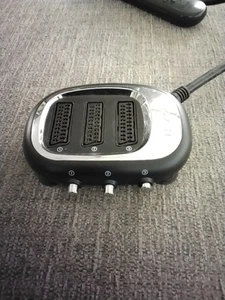 Hitachi 3 Way Scart Lead Junction Box Working - Picture 1 of 6