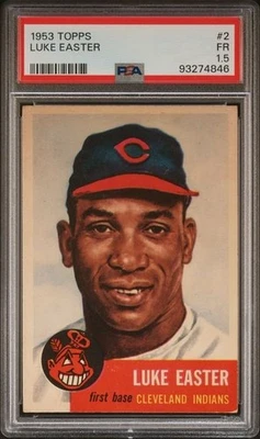 1953 Topps #2 LUKE EASTER PSA-1.5 - Image 1 of 2