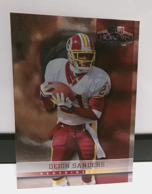 2001 Playoff Honors Deion Sanders #68 HOF - Image 1 of 2